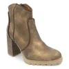 Blowfish Women's Waylon Western Boot In Bronze Roller Reptile Dycut In Multi