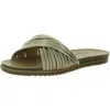 Blowfish Womens Comfort Insole Manmade Flatform Sandals In Gold