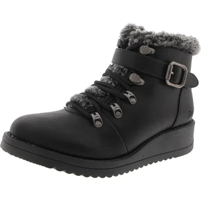 Blowfish Womens Faux Fur Lined Winter & Snow Boots In Black