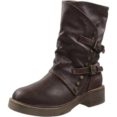 Blowfish Womens Faux Suede Block Heel Knee-high Boots