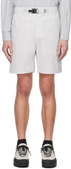 Blæst Gray Folven Shorts In Oyster Mushroom 480