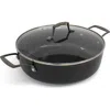 Blu . 11 Inch Saute Pan With Lid In Black