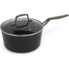 Blu . 2.7qt Nonstick Sauce Pan With Lid In Black