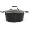 Blu . 4.5qt Casserole Pot With Lid In Black
