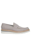 BLU BARRETT BY BARRETT BLU BARRETT BY BARRETT MAN LOAFERS LIGHT GREY SIZE 7 SOFT LEATHER