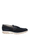 BLU BARRETT BY BARRETT BLU BARRETT BY BARRETT MAN LOAFERS MIDNIGHT BLUE SIZE 6 LEATHER