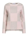 Blu Bianco Woman Sweater Light Pink Size M Viscose, Polyester, Polyamide In Pink