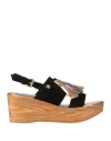 Blu Byblos Woman Mules & Clogs Black Size 8 Leather