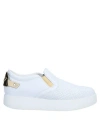 Blu Byblos Woman Sneakers White Size 6 Textile Fibers In White