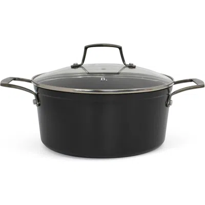 Blu Cookware 4.5qt Casserole Pot With Lid, Non-toxic In Black