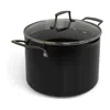 Blu Cookware 8.5qt Stock Pot With Double Strainer Lid, Non-toxic