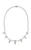 Blu Dog World 18k White Gold Tear Drop-shaped Necklace