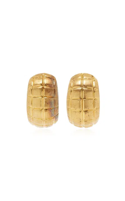 Blu Dog World 18k Yellow Gold Carl Bucherer Earrings