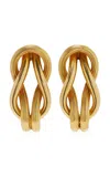 Blu Dog World 18k Yellow Gold Vintage Ilias Lalaounis Earrings; “hercules Knot”
