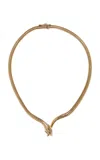 Blu Dog World 9k Yellow Gold Tubogas Flexible Snake Convertible Necklace/bracelet