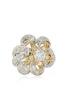Blu Dog World Art Deco 14k Yellow Gold Shooting Star Ring