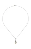 Blu Dog World Art Deco 14k Yellow; White Gold; And Platinum Necklace