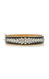 Blu Dog World Edwardian 14k Yellow Gold Hinged Bangle