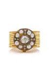 Blu Dog World Victorian Era 18k Yellow Gold Convertible Ring/bracelet