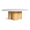 Blu Dot 4/4 Coffee Table - Marble / White Oak