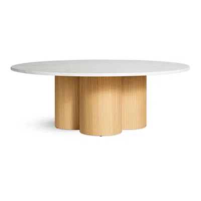 Blu Dot 4/4 Coffee Table - Marble / White Oak