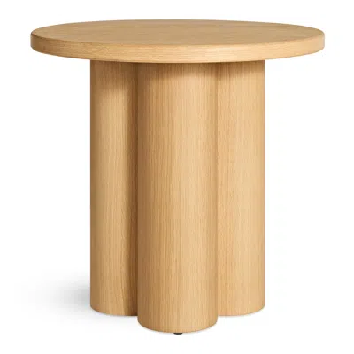 Blu Dot 4/4 Side Table - White Oak In Brown