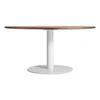 Blu Dot 60" Easy Table In Walnut/white