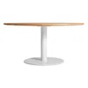 Blu Dot 60" Easy Table In White Oak/white
