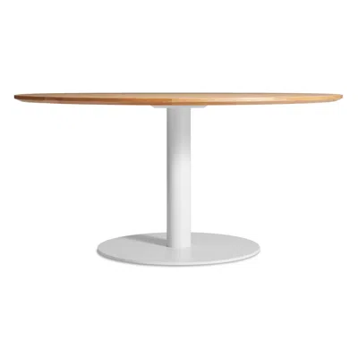 Blu Dot 60" Easy Table In White Oak/white