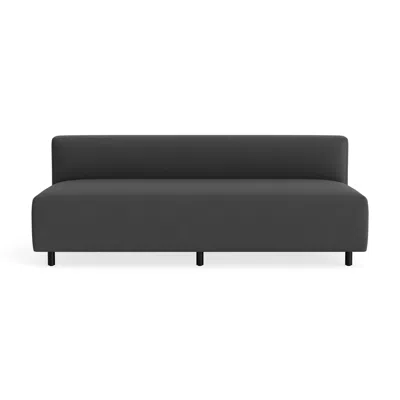 Blu Dot 9 Yard Outdoor 72" Armless Sofa - Sunbrella Coal