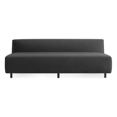 Blu Dot 9 Yard Outdoor Armless 72" Sofa In Sunbrella Coal