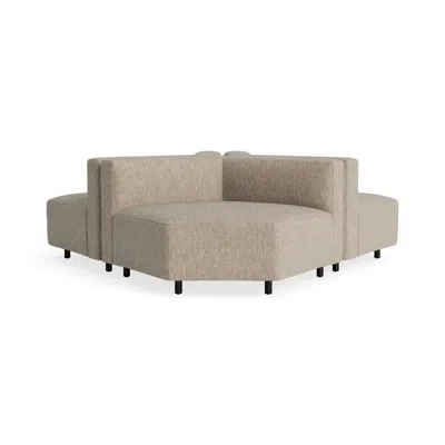 Blu Dot 9 Yard Outdoor Wide Corner Cluster - Sunbrella Dune