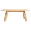 Blu Dot A Walk In The Park 72" Table In White Oak