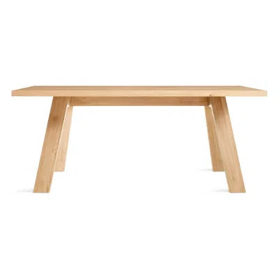 Blu Dot A Walk In The Park 72" Table In White Oak