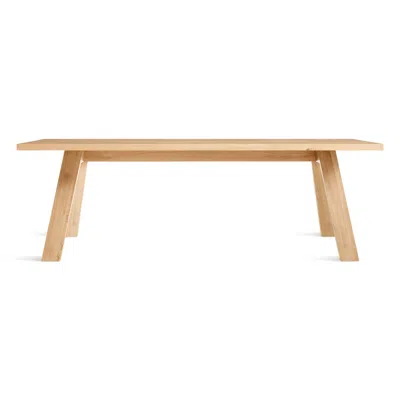 Blu Dot A Walk In The Park 90" Table In White Oak