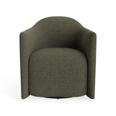 Blu Dot About Face Swivel Lounge Chair - Kvadrat Guest Fatigue