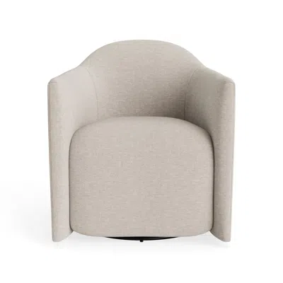 Blu Dot About Face Swivel Lounge Chair - Landa Stone