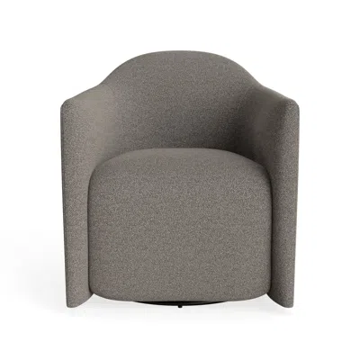Blu Dot About Face Swivel Lounge Chair - Sanford Black