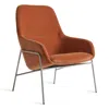Blu Dot Acre Lounge Chair In Copper Velvet
