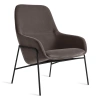 Blu Dot Acre Lounge Chair In Storm Velvet