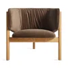 Blu Dot All In Lounge Chair In Coffee Velvet