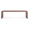 Blu Dot Amicable Split 60" Bench In Walnut