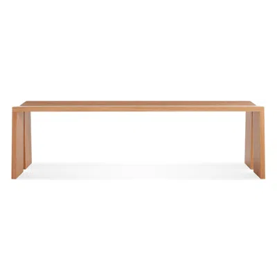 Blu Dot Amicable Split 60" Bench In White Oak
