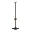 Blu Dot Amos Coat Rack In Oblivion/walnut