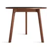 Blu Dot Apt 36" Round Cafe Table In Black/walnut