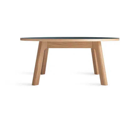 Blu Dot Apt Coffee Table In Navy Green/white Oak