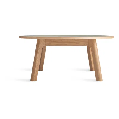 Blu Dot Apt Coffee Table In Putty/white Oak