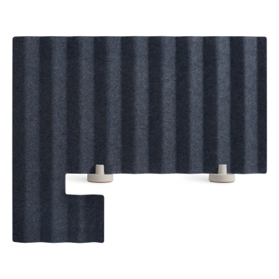 Blu Dot Basis 33" Overhang Privacy Panel In Gray