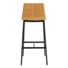 Blu Dot Between Us Leather Barstool In Camel Leather