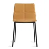 Blu Dot Between Us Leather Dining Chair In Camel Leather